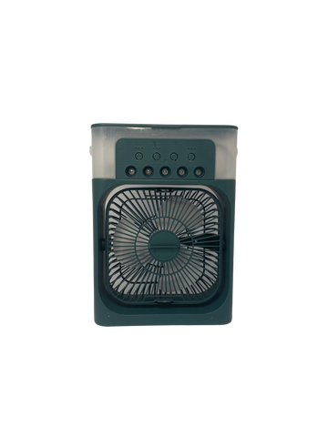 USB Air Cooler Fan with 3 Wind Speed, 3 Spray Modes, 7 Colors LED light and 3 Modes of Time